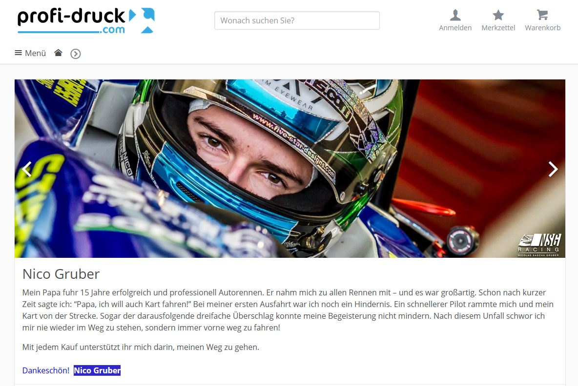 NicoGruber FanArtikelShop