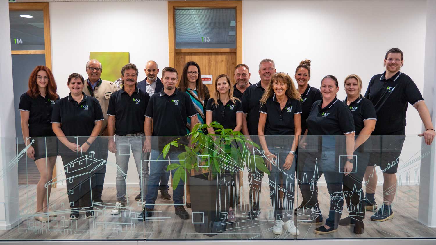 BCA Team mit B&uuml;rgermeister Franz Dam