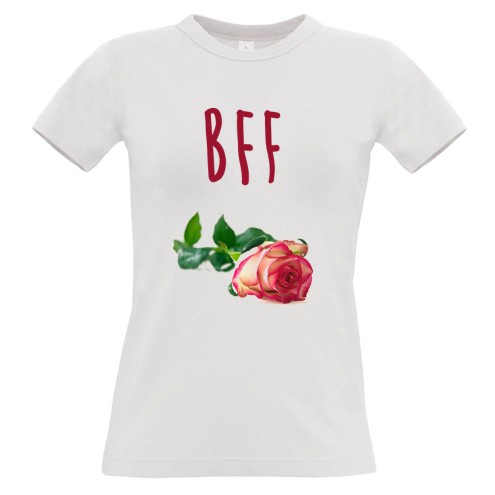 BFF ROSE T-Shirt Girlie Shirt