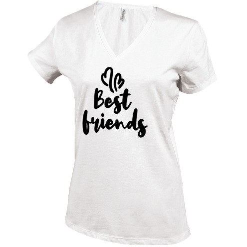 BEST FRIENDS T-Shirt V-Neck