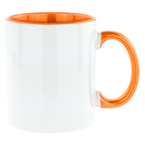 Bi-Color Tasse orange