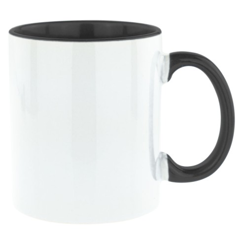 Bi-Color Tasse schwarz